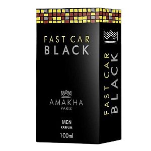 Perfume Masculino Amakha Paris Fast Car Black 100ml