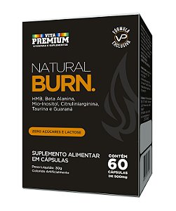 Suplemento Alimentar Vita Premium Natural Burn. 60 Cápsulas