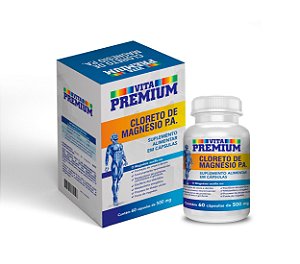 Suplemento Alimentar Vita Premium Cloreto De Magnésio P.A 60 Cápsulas