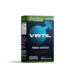 Suplemento Alimentar Bionatus Virtil Feno Grego 60 Comprimidos