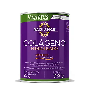 Suplemento Alimentar Em Pó Bionatus Radiance Colágeno Hidrolisado Lata 330g