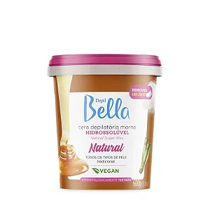 Cera Depilatória Depil Bella Hidrossolúvel Natural 600g