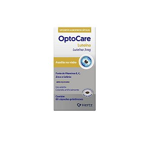 Suplemento Alimentar OptoCare Luteína 60 Cápsulas Gelatinosas