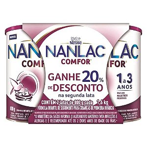 Promo Pack Nestlé Nanlac Comfor Com 2 Latas De 800g Cada