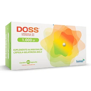 Suplemento Alimentar Doss 1000UI 90 Cápsulas Moles