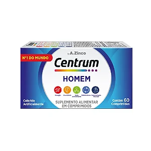 Suplemento Alimentar Centrum Homem 60 Comprimidos