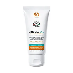 Protetor Solar Facial Ada Tina Clareador Niacinamida Biosole Oxy FPS 50 40ml