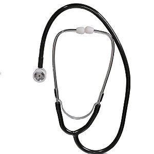 Estetoscópio Neonatal Duplo G-Tech Premium Cor Preto