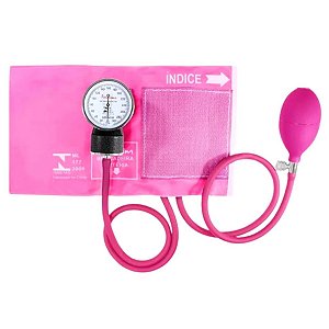Esfigmomanômetro Aneróide G-Tech Premium Cor Rosa