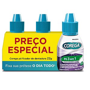 Corega Fixador De Dentadura Em Pó 22g