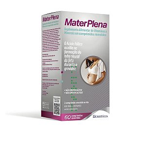 Suplemento Alimentar Cristalia MaterPlena 60 Comprimidos Revestidos