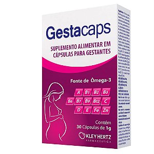 Suplemento Alimentar Gestacaps 30 Cápsulas De 1g