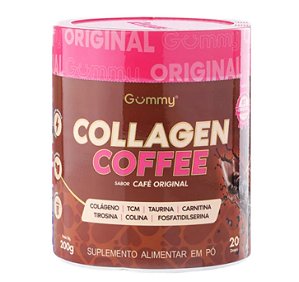 Suplemento Alimentar Em Pó Gummy Collagen Coffee Sabor Café Original 200g