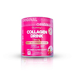 Suplemento Alimentar Em Pó Gummy Collagen Drink Sabor Cranberry Com Pitaya 200g