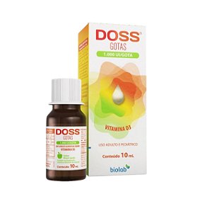 Suplemento Alimentar Doss 1.000Ui Gotas Sabor Maça Verde 10ml