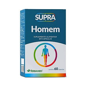 Suplemento Alimentar Herbamed Supra Homem 60 Cápsulas