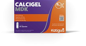 Suplemento Alimentar Katigua Calcigel MDK 60 Cápsulas