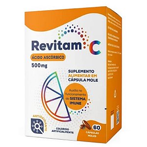 Suplemento Alimentar Biolab Revitam C 500mg 60 Cápsulas Moles