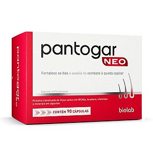 Suplemento Alimentar Biolab Pantogar Neo 90 Cápsulas