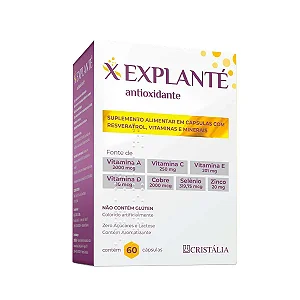 Suplemento Alimentar Explanté Antioxidante 60 Cápsulas