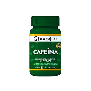 Suplemento Alimentar Cafeína Eurofito 60 Cápsulas