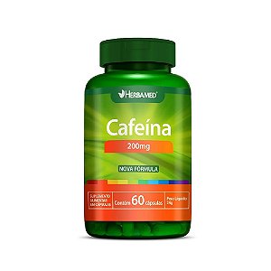 Suplemento Alimentar Herbamed Cafeína 60 Cápsulas