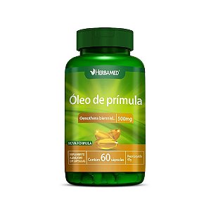 Suplemento Alimentar Herbamed Óleo De Prímula 60 Cápsulas