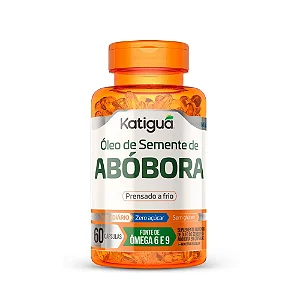 Suplemento Alimentar Katiguá Óleo De Abóbora+Vitamina D3 & E 60 Cápsulas
