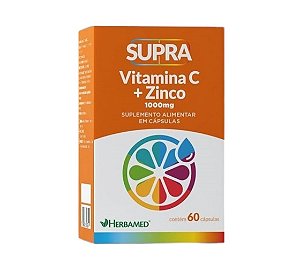 Herbamed Supra Vitamina C + Zinco 60 Cápsulas