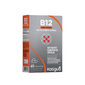 Suplemento Alimentar B12 Metilcobalamina Dose Máxima 60 Cápsulas