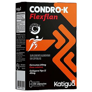 Suplemento Alimentar Katigua Condro-K Flexflan 30 Cápsulas