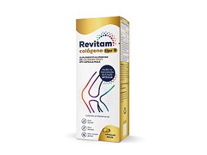 Suplemento Alimentar Revitam Colágeno Tipo II 30 Cápsulas Moles