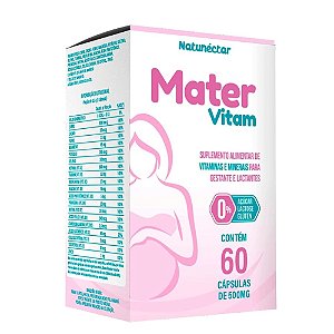 Suplemento Alimentar Mater Vitam 60 Cápsulas