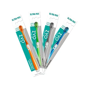 Display Escovas De Dente OAZ Ultra Max Contém 12 Unidades Cores Variadas