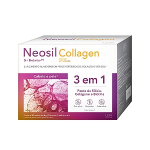 Suplemento Alimentar Neosil Collagen Sabor Abacaxi Com 30 Sachês De 5g Cada