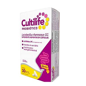 Suplemento Alimentar Cultilife Probiótico 10 Capsulas