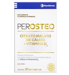 Suplemento Alimentar Perosteo 30 Comprimidos