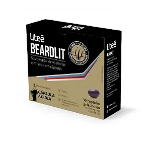 Suplemento Alimentar Beardlit Liteé 30 Cápsulas