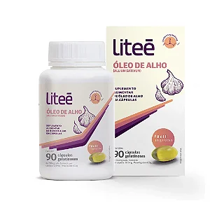 Suplemento Alimentar Óleo De Alho Liteé 90 Cápsulas