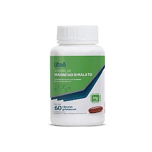 Suplemento Alimentar Magnésio Dimalato 350mg Liteé 60 Cápsulas