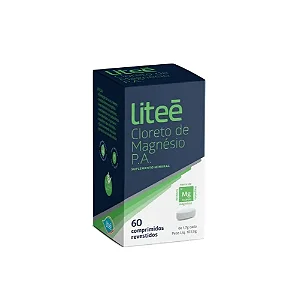Suplemento Alimentar Cloreto De Magnésio Pa Liteé 60 Comprimidos