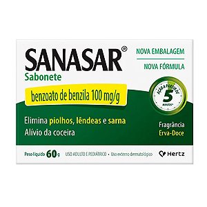 Sanasar Sabonete Benzoato De Benzila 100mg/g