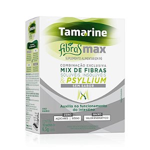 Suplemento Alimentar Tamarine Fibras Max 10 Sachês De 6,5g Cada