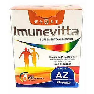 Suplemento Alimentar Imunevitta A-Z 60 Cápsulas