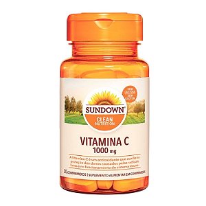Suplemento Alimentar Sundown Vitamina C 1000mg 30 Comprimidos