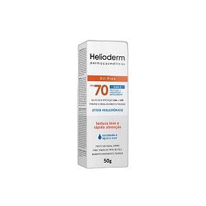 Protetor Solar Facial Oil Free 3 Em 1 FPS70 Helioderm 50g