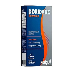 Suplemento Alimentar Doridade Extreme Beta Alanina + Colágeno Tipo II Katiguá 60 Cápsulas