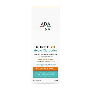 Pure C 20 Hyalo Clareador Facial Vitamina C Pura 20% e Ácido Hialurônico 30g