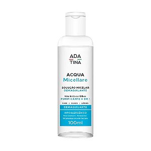 Água Micelar Acqua Micellare Demaquilante e Purificante 6 em 1 Ada Tina 100ml