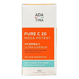 Sérum Pure C 20 Mega Potent Vitamina C Ultra Superior Ada Tina 30ml